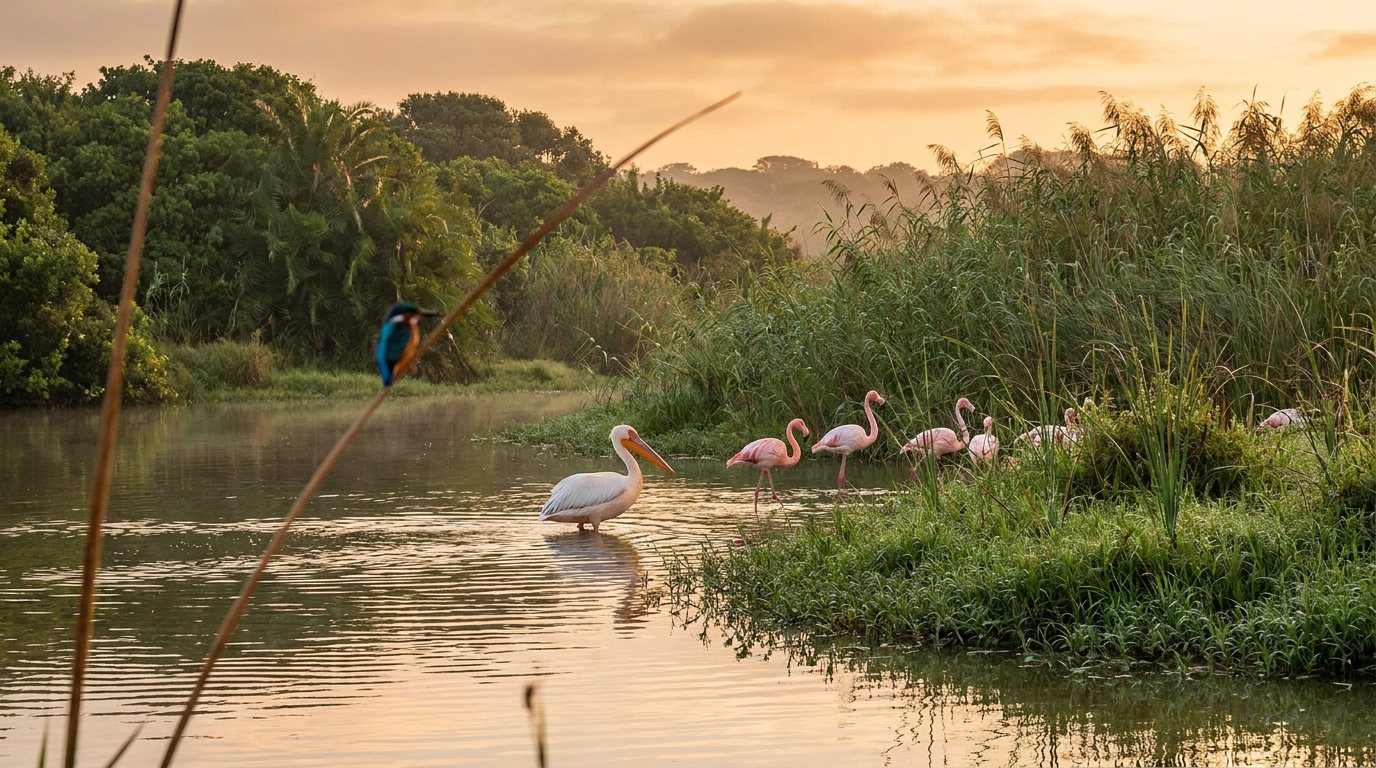 Bird watching in iSimangaliso Wetland Park