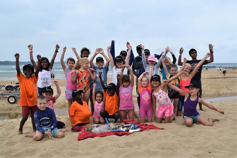 Children on the beach
