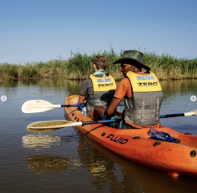 Kayaking on the estuary