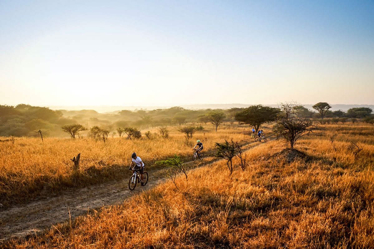 Mountain biking